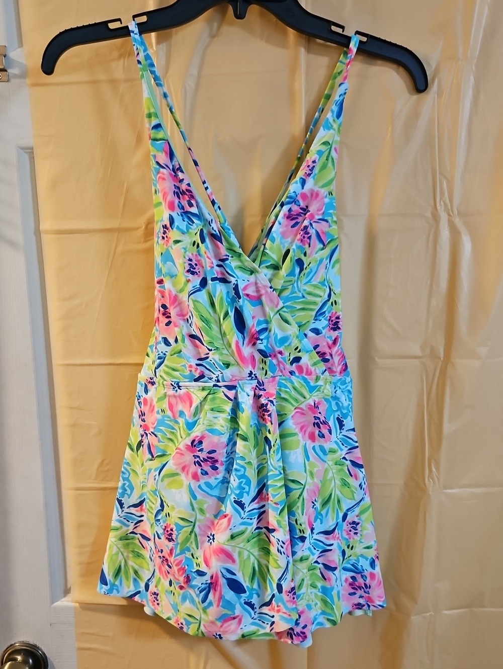 STELLA PARKER ONE PIECE SWIMDRESS: MULTI WATERLILY: NEW WITH TAGS: SIZE S